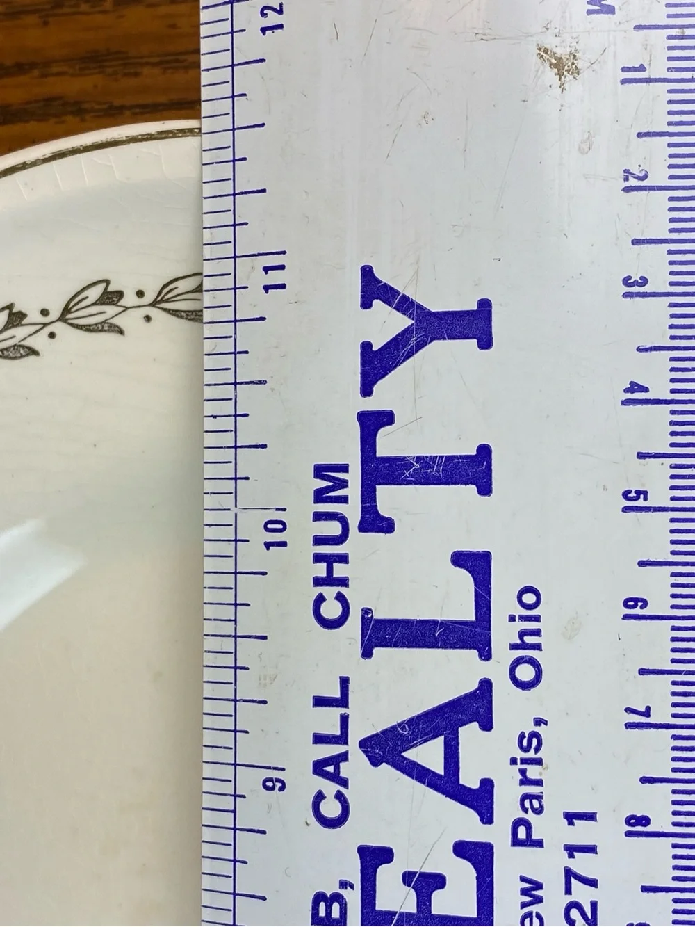 Vintage Oval Porcelain Serving Plate Platter 11 1/2” x 8 1/2”